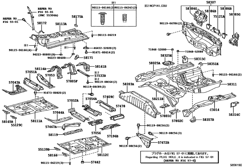Floor Pan & Lower Back Panel