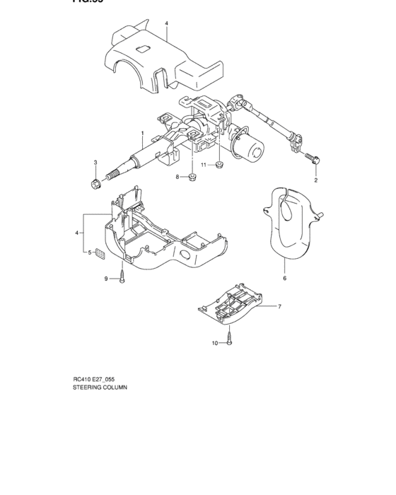 Steering column