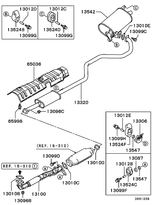 Exhaust pipe & muffler