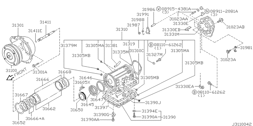 Torque converter,housing & case