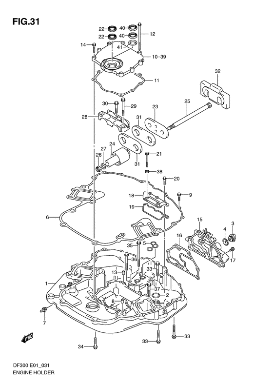 Engine holder