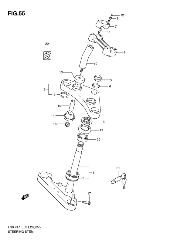 Steering stem