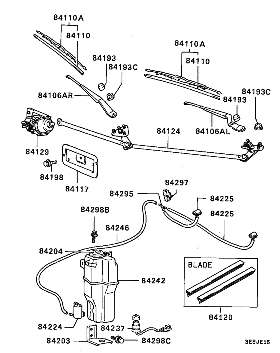 Windshield wiper & washer
