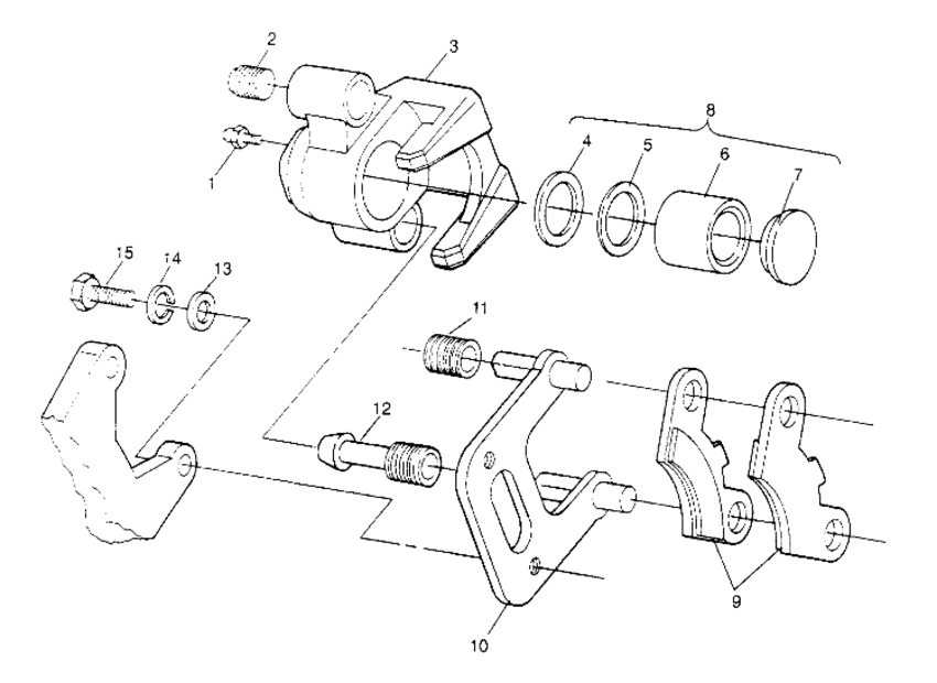 Front brake assembly