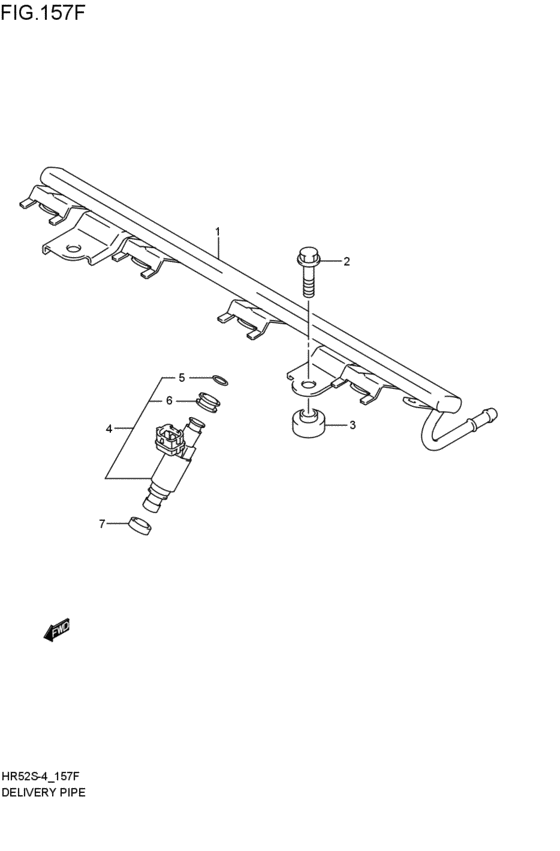 delivery pipe / fuel injector