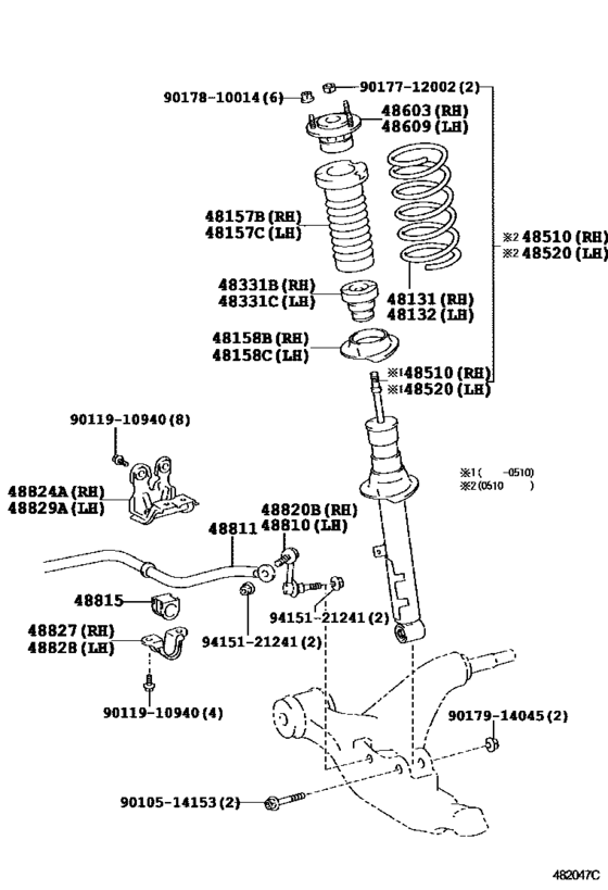 Front Spring & Shock Absorber