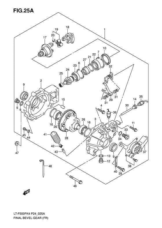Final bevel gear