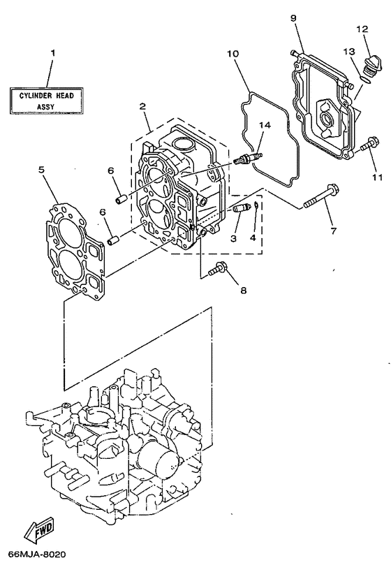 Cylinder. crankcase 2