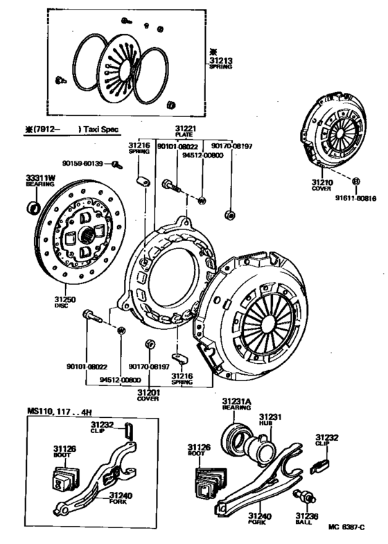 Clutch & Release Fork