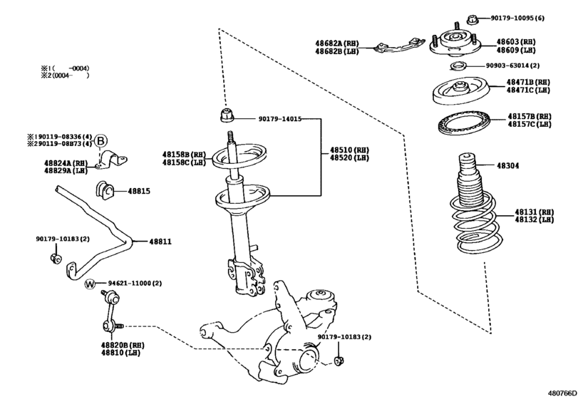Front Spring & Shock Absorber