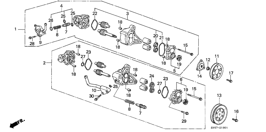 P.s. pump components