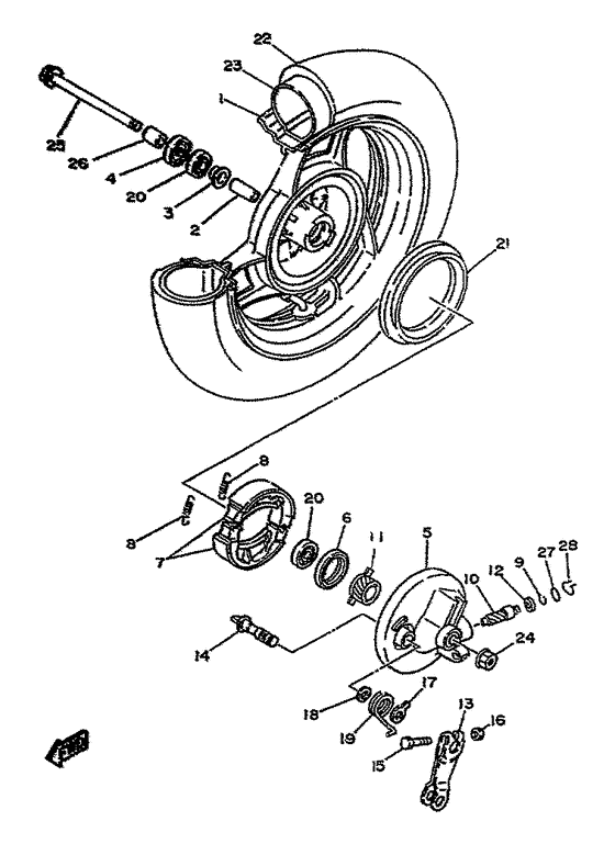 Front wheel