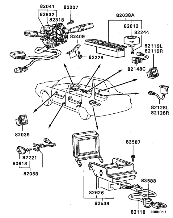 Switch & cigar lighter