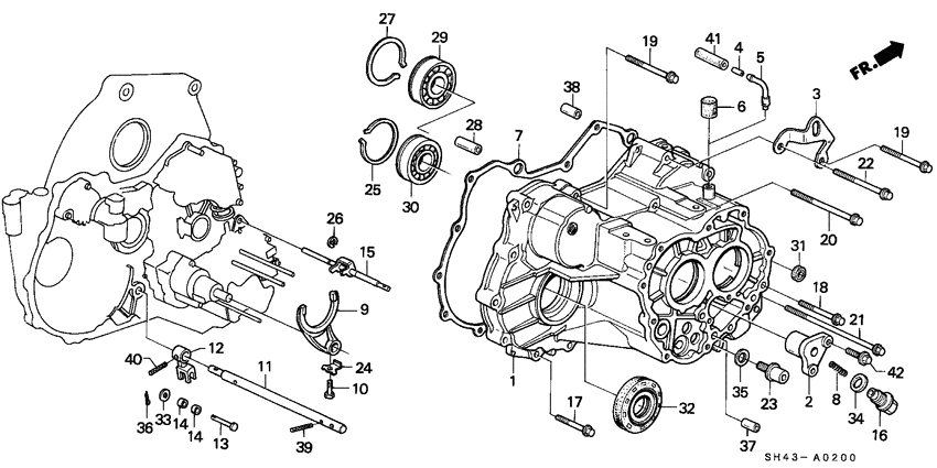 Transmission housing