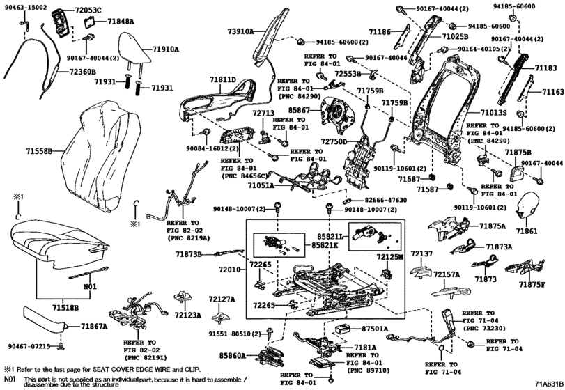 Front Seat & Seat Track