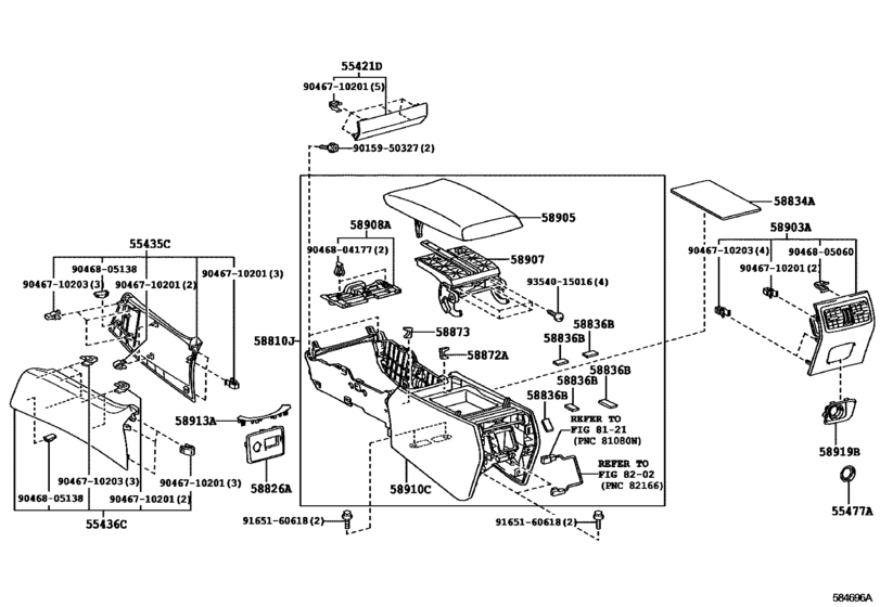 Console Box & Bracket