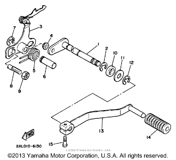 Shift shaft