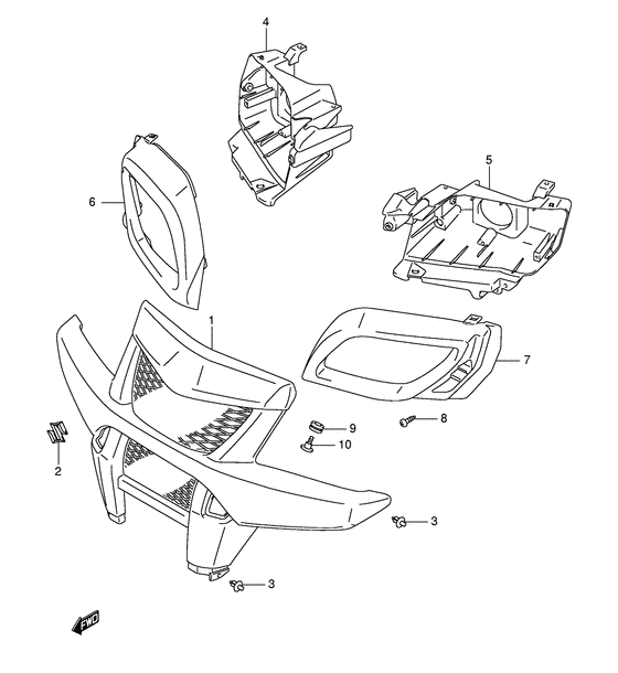 Front grille