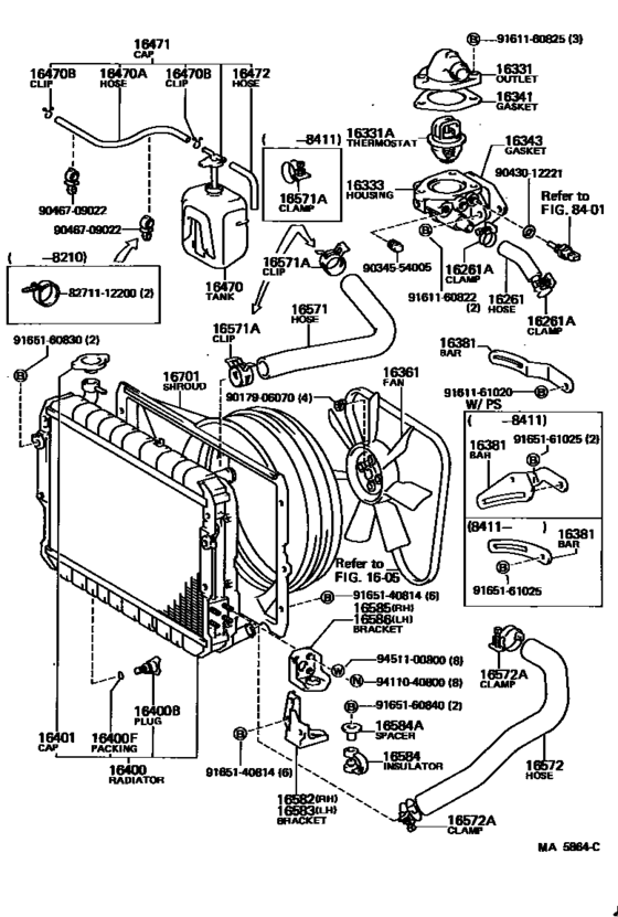 Radiator & Water Outlet