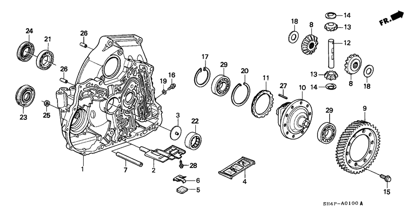 Torque converter housing