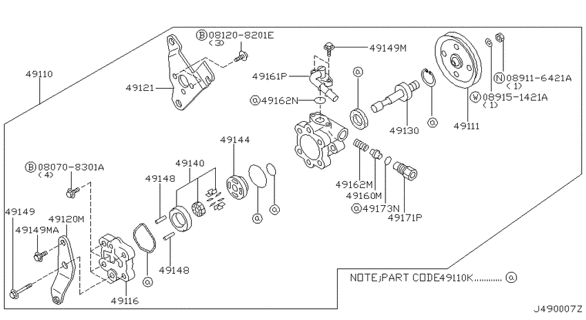 Power steering pump