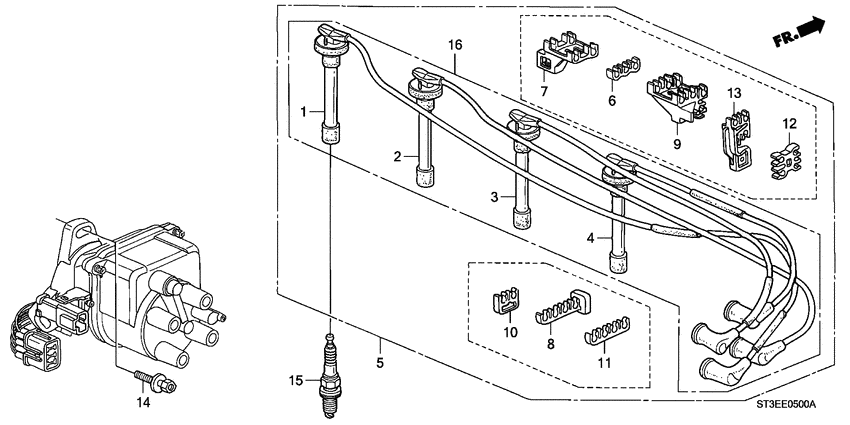 High tension cord/plug