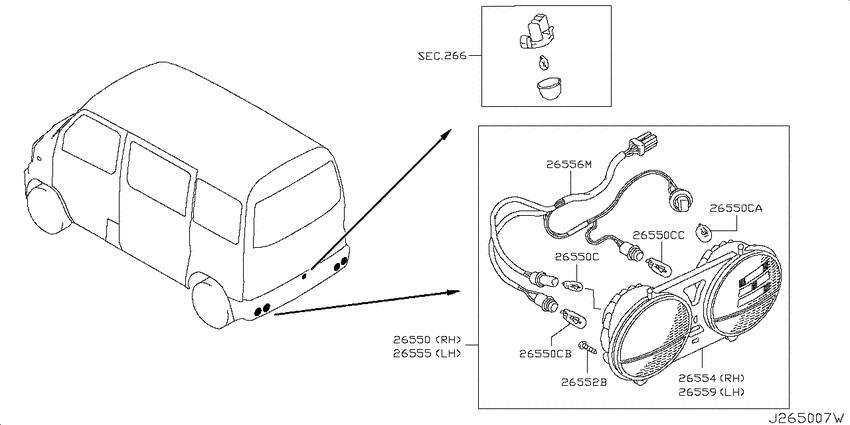 Rear combination lamp