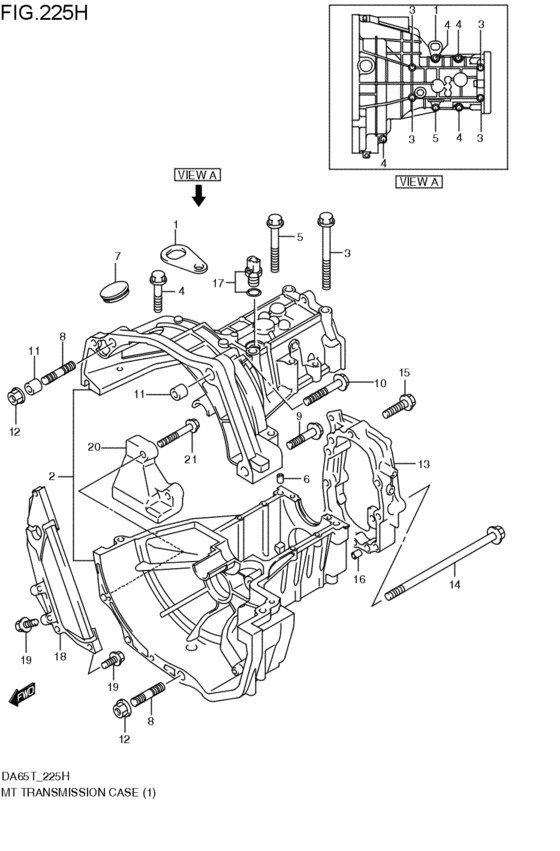 mt - transmission case