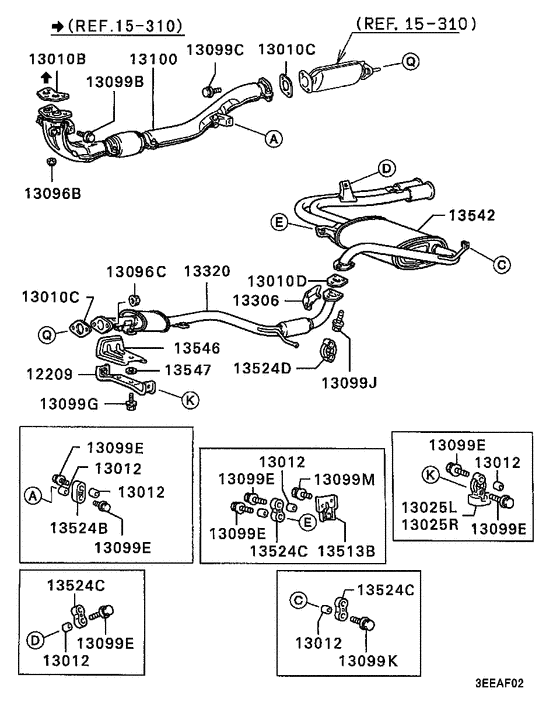 Exhaust pipe & muffler