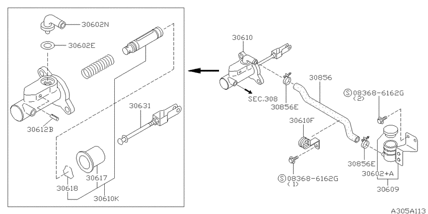 Clutch master cylinder