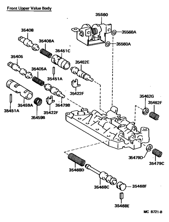 Valve Body & Oil Strainer (Atm)
