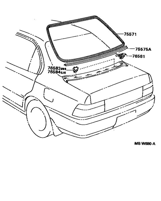 Rear Moulding