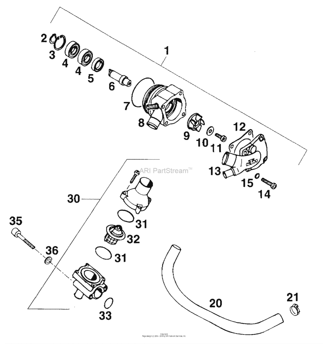 Waterpump,thermostat