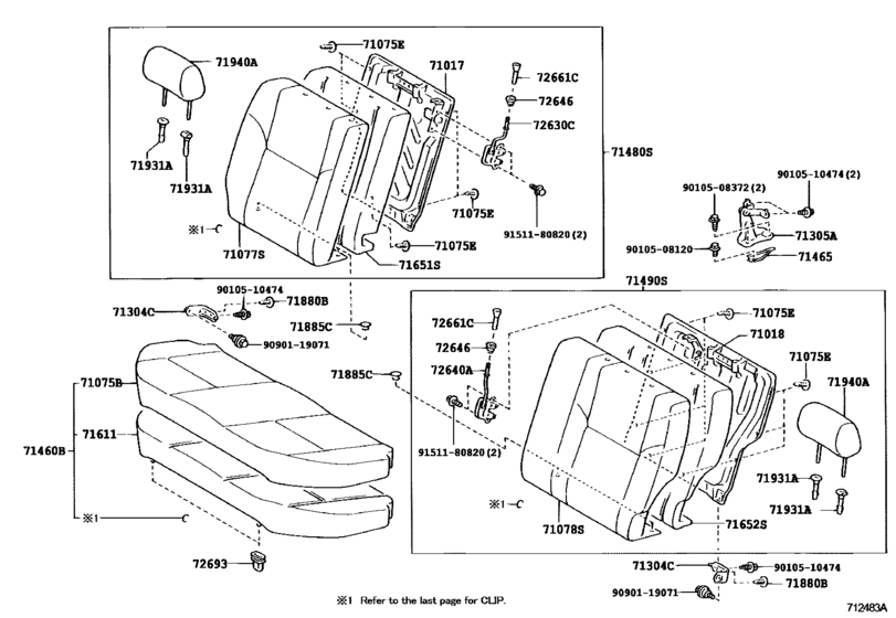 Rear Seat & Seat Track