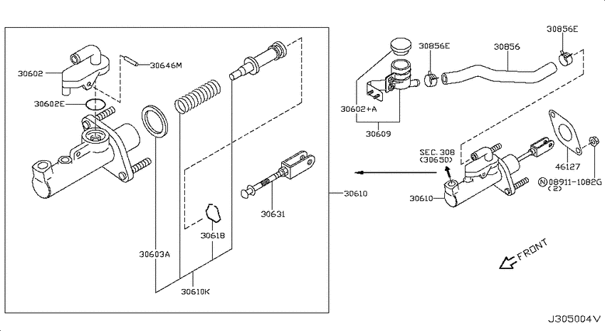 Clutch master cylinder