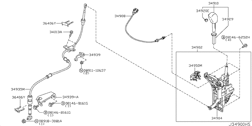 Auto transmission control device
