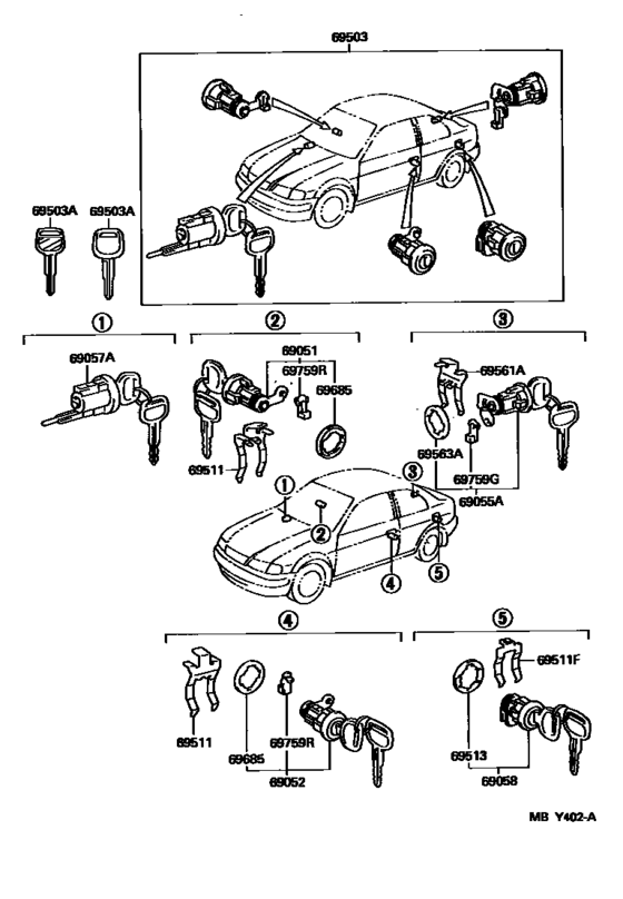 Lock Cylinder Set