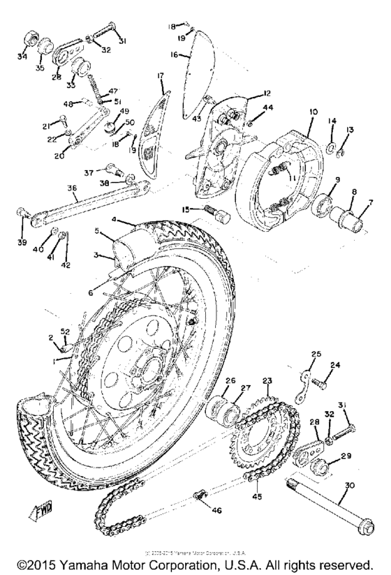 Rear wheel