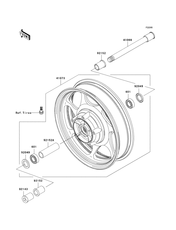 Front wheel