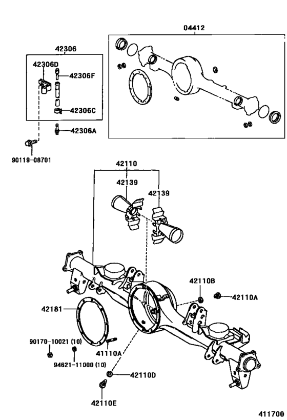 Rear Axle Housing & Differential