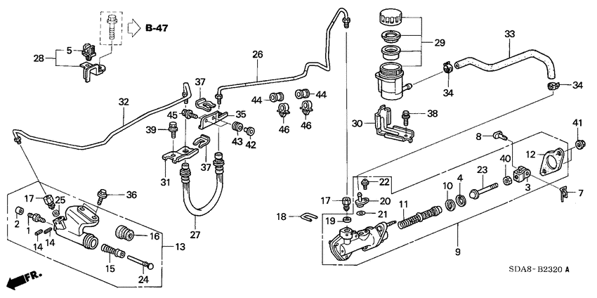 Clutch master cylinder