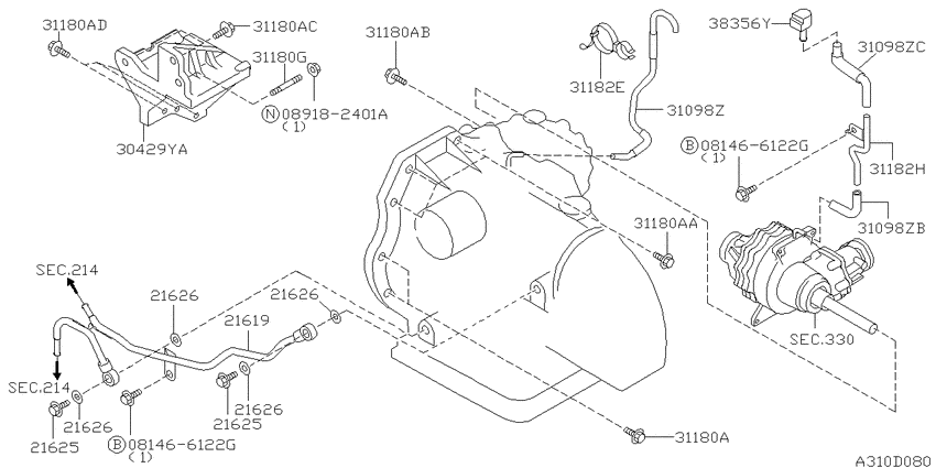 Auto transmission,transaxle & fitting