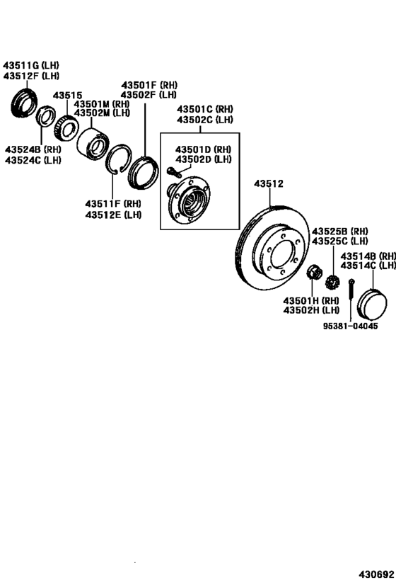 Front Axle Hub