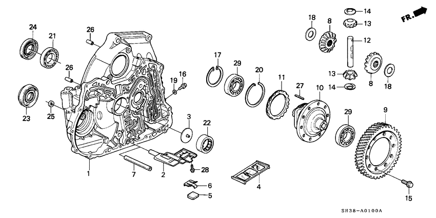 Torque converter housing