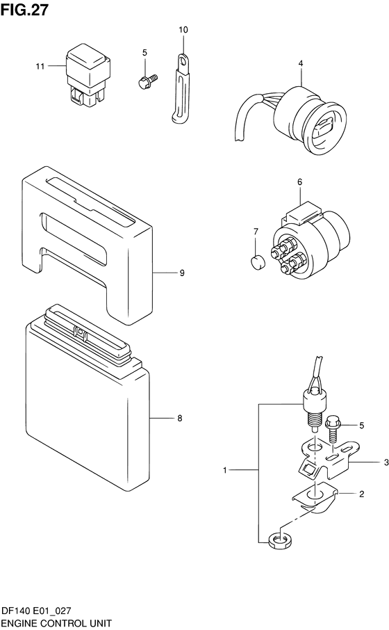 Ptt switch & engine control unit