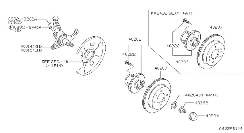 Front axle