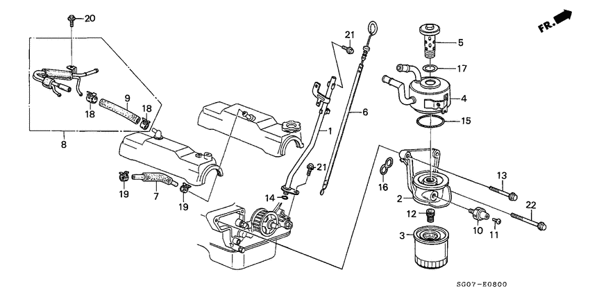 Oil cooler/oil filter