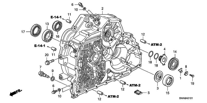 Torque converter case