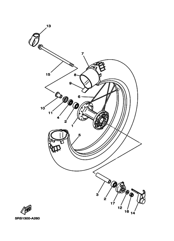 Front wheel