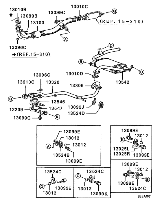 Exhaust pipe & muffler